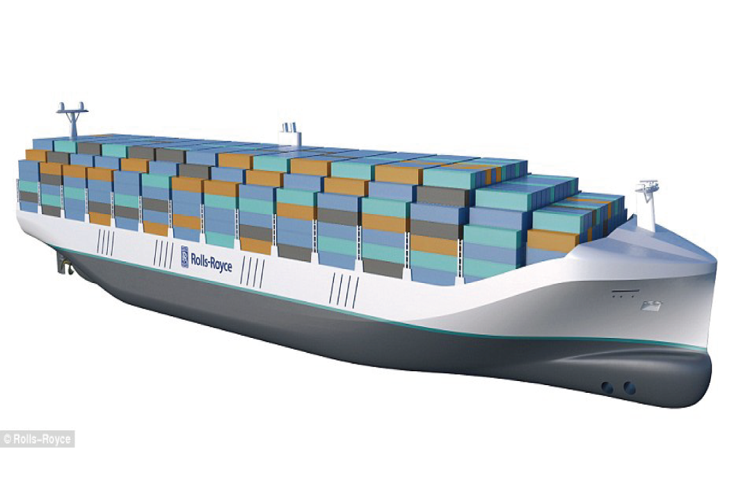 ロールロイスが無人貨物船を開発！未来の貨物船がすごい！